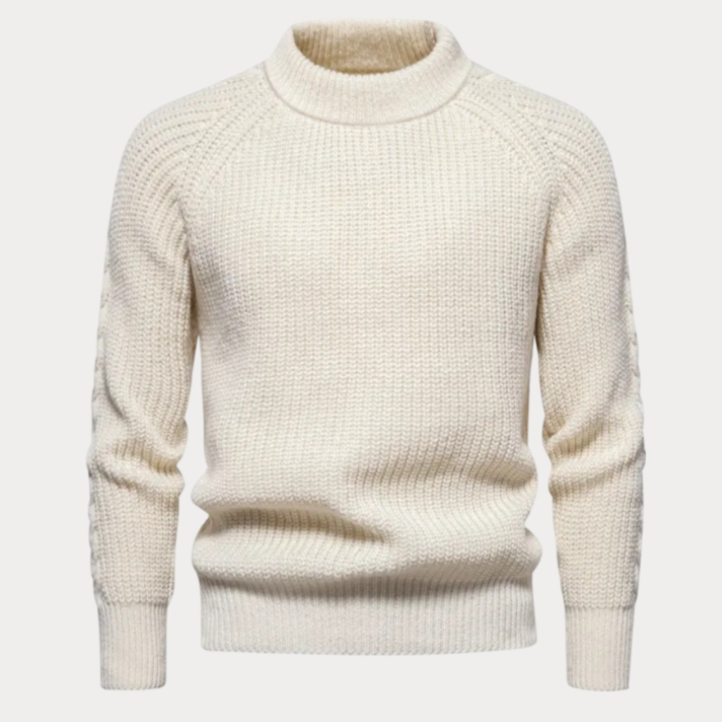 Daxon | Maglione Primaverile da Uomo con Collo Alto