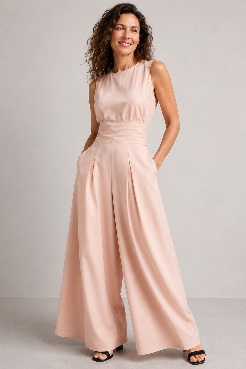 Sofia | Tuta in Lino Bamboo, Fluida ed Elegante