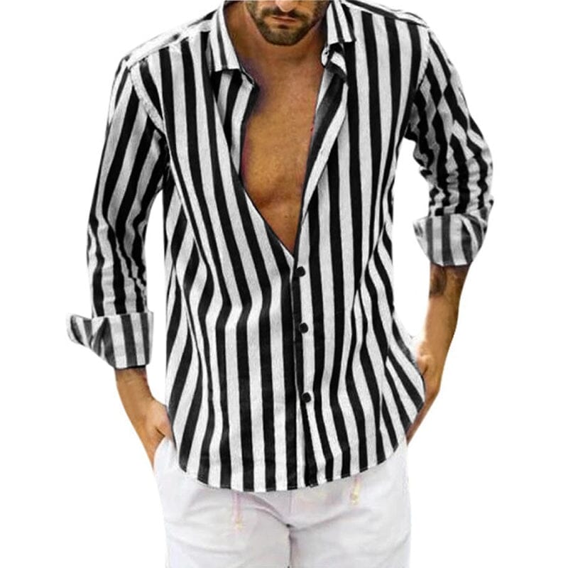 Alain | Men's striped shirt