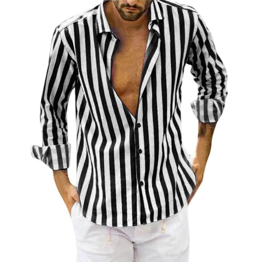 Alain | Men's striped shirt
