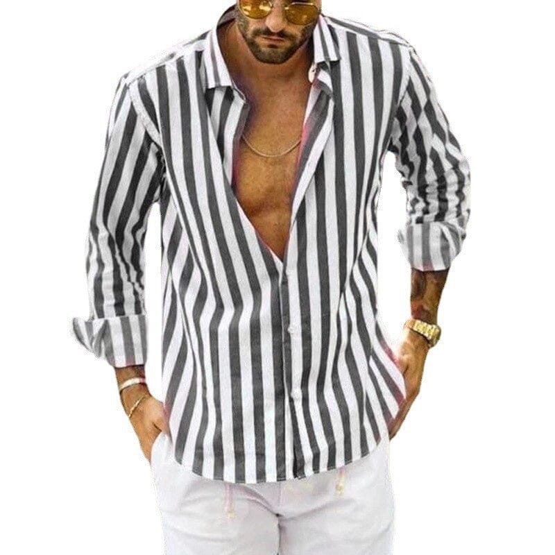 Alain | Men's striped shirt