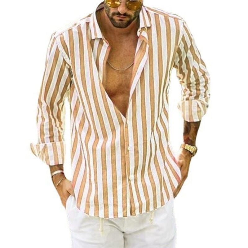 Alain | Men's striped shirt