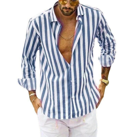 Alain | Men's striped shirt