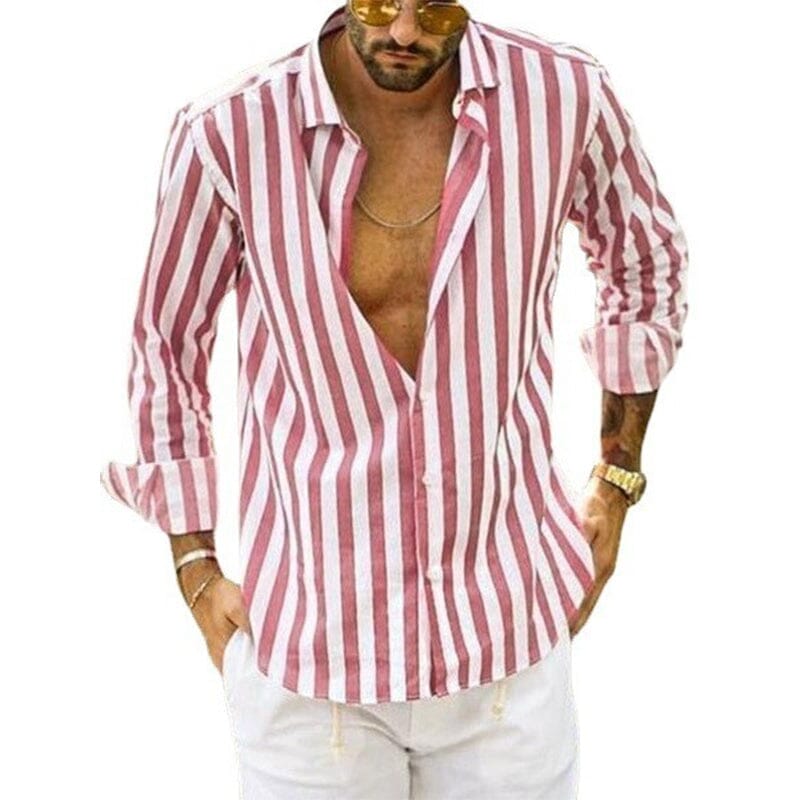 Alain | Men's striped shirt