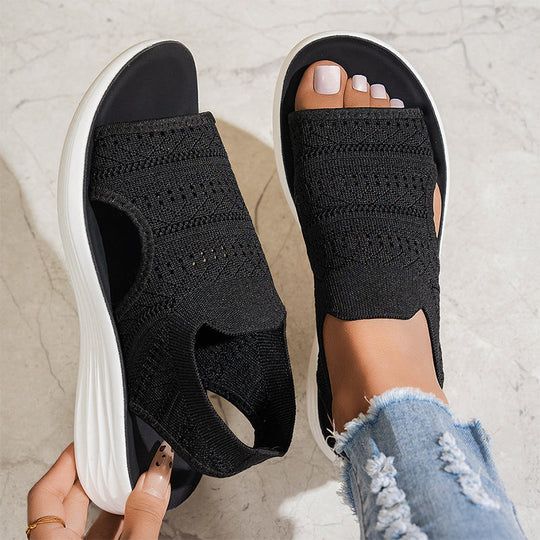 Anne™ | Sandali con plateau da donna realizzati in materiale traspirante