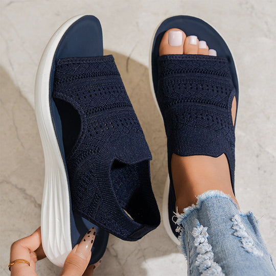 Anne™ | Sandali con plateau da donna realizzati in materiale traspirante