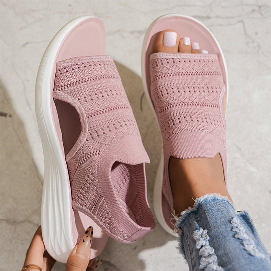 Anne™ | Sandali con plateau da donna realizzati in materiale traspirante