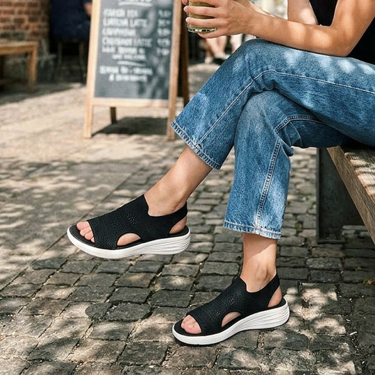 Anne™ | Sandali con plateau da donna realizzati in materiale traspirante
